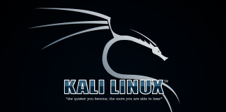 Kali linux first run