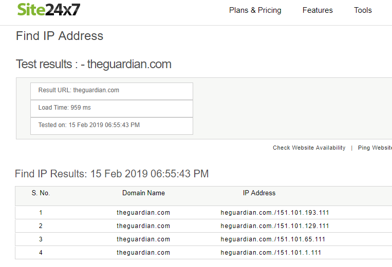 theguardian ip address check