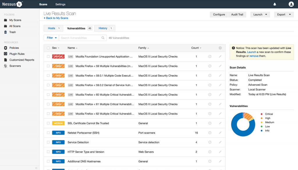 Nessus Admin Panel Example